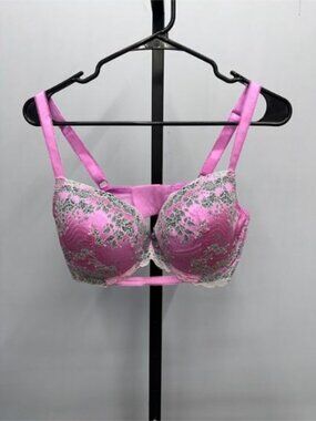 Victoria's Secret Dream Angels Lined Demi Pink Lace Bra